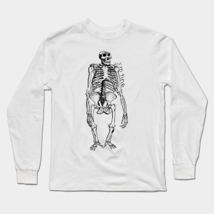 ...i'm fine - Gorilla Skeleton Long Sleeve T-Shirt